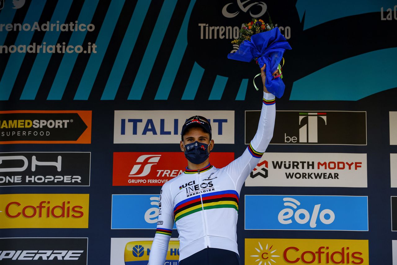 Tirreno Adriatico 2022 - 57th Edition - 1st stage Lido di Camaiore - Lido di Camaiore 13,9 km - 07/03/2022 - Filippo Ganna (ITA - INEOS Grenadiers) - photo Luca Bettini/SprintCyclingAgency&Acirc;&copy;2022