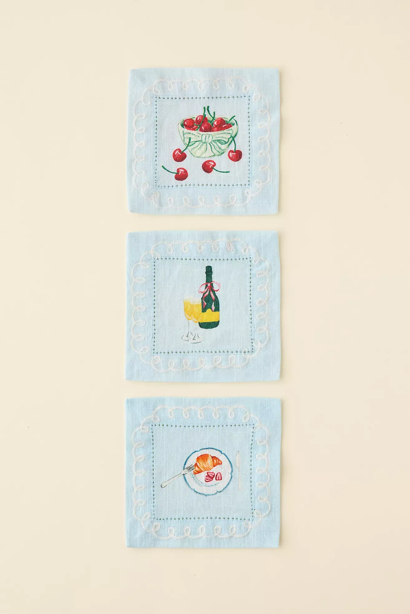 Icon Fabric Coaster - Set of 3