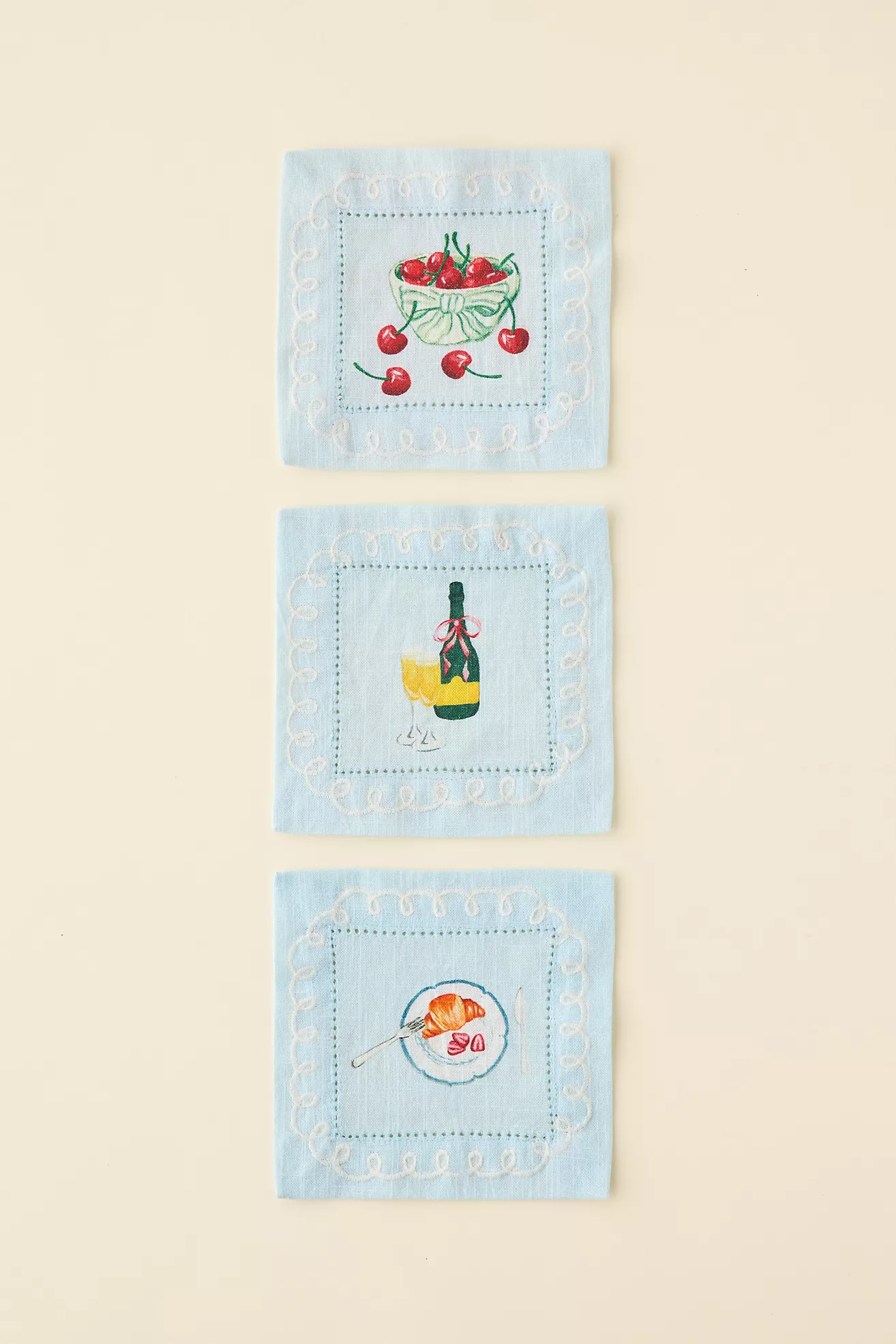 Icon Fabric Coaster - Set of 3