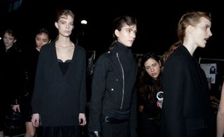 Female models wearing Diesel's collection