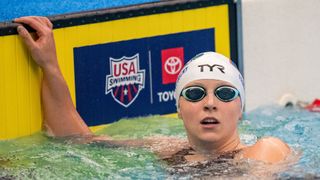 Katie Ledecky at US Swimming competition