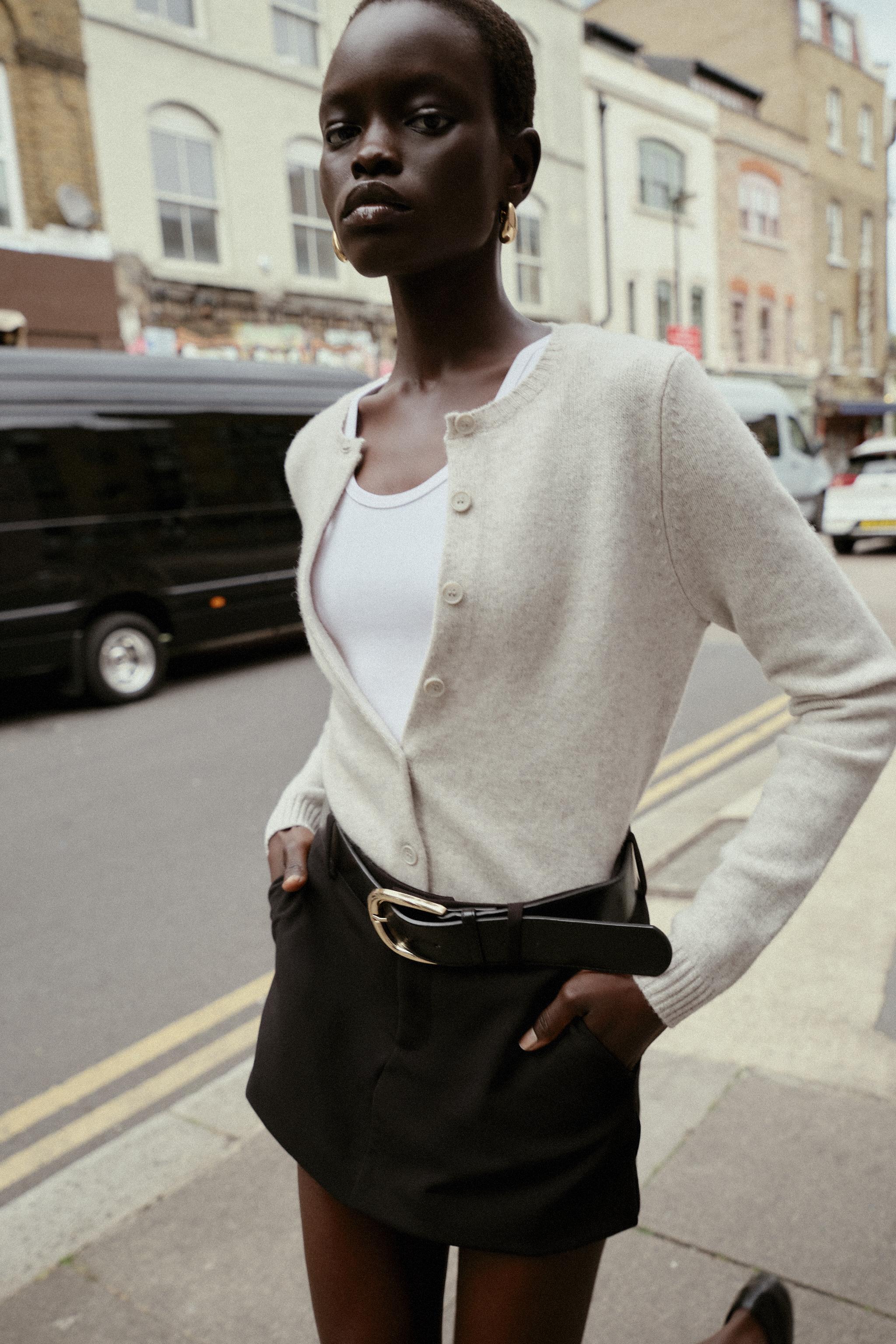 100% Wool Long Sleeve Cardigan