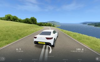 This chill procgen driving game has a very clever UI feature
