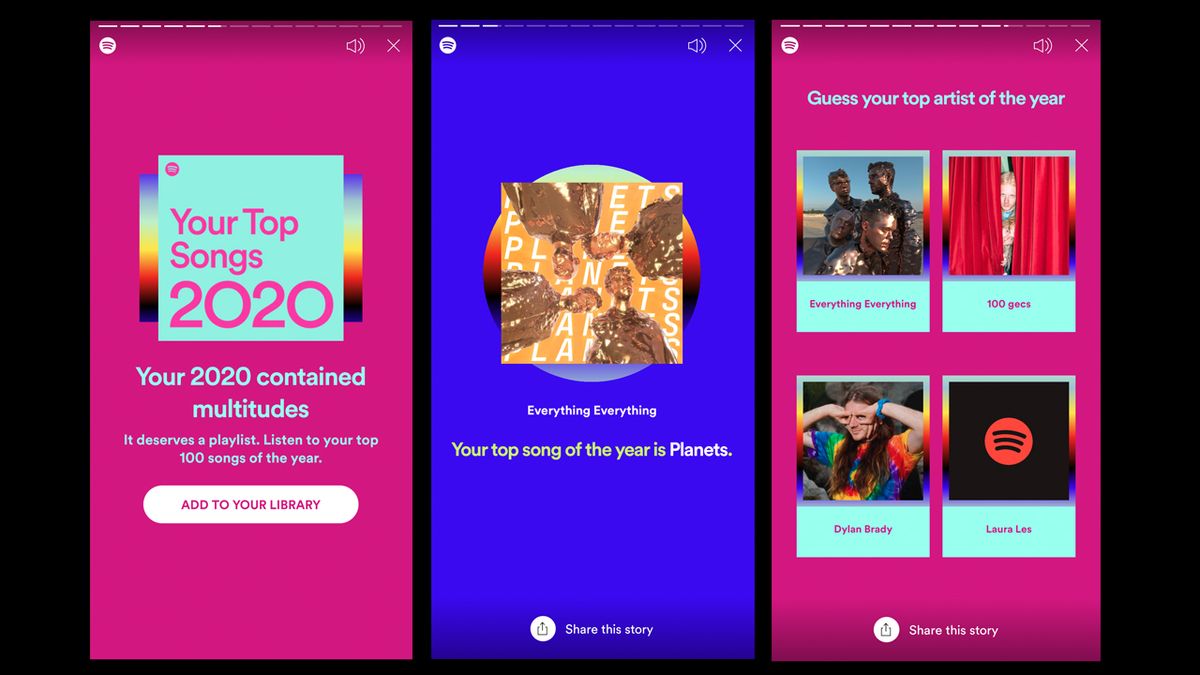 spotify wrapped 2020 launches to remind music lovers of a year we d rather forget techradar