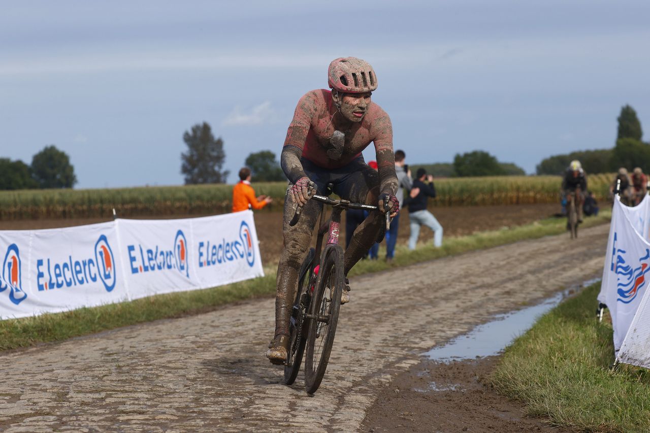 Paris Roubaix 2021 118th Edition Denain Roubaix 2577 km 03102021 Stefan Bissegger SUI EF Education Nippo photo Luca BettiniBettiniPhoto2021
