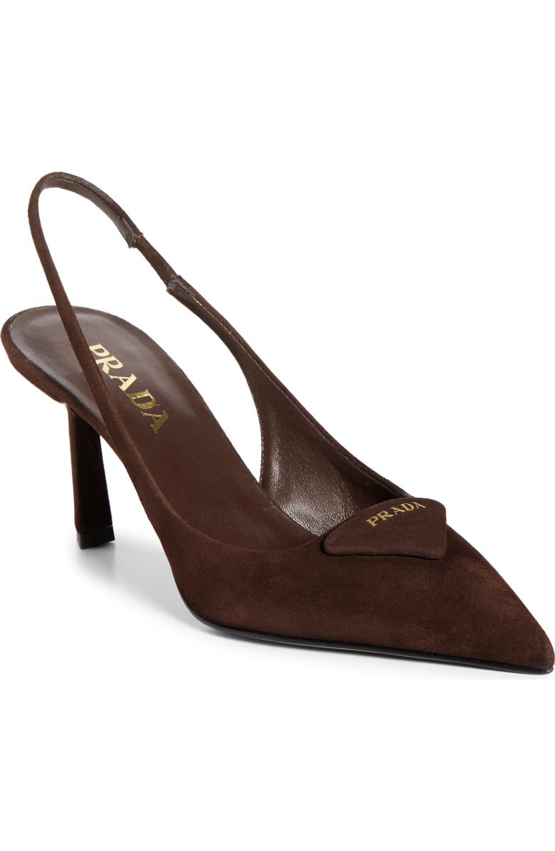 Logo Slingback Pump