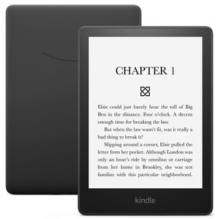Amazon Kindle Paperwhite 2021 valkoisella taustalla