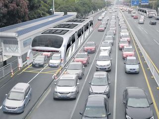 A Bus Over The Highway