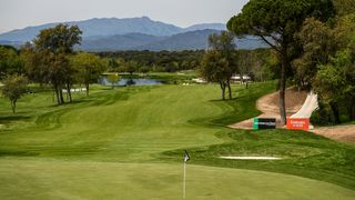 A view of the 12th hole at PGA Catalunya