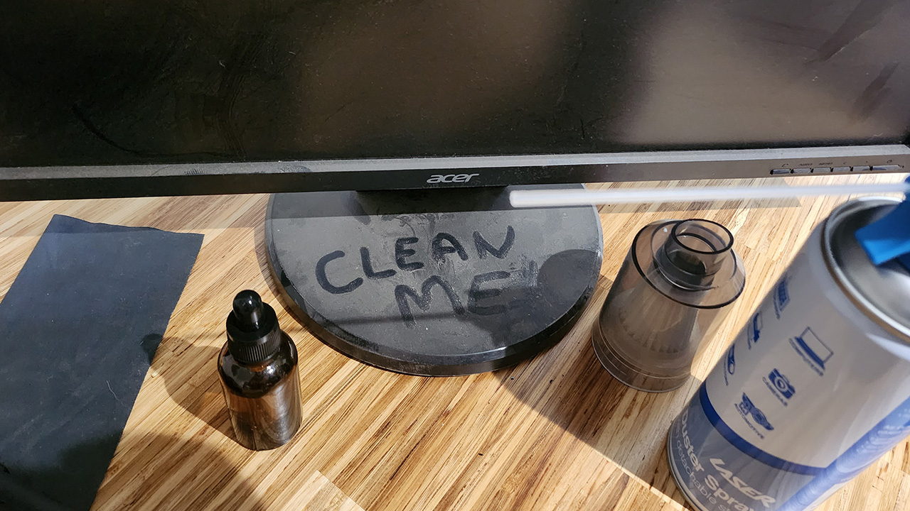 This stuff is better than compressed air for cleaning your dirty tech