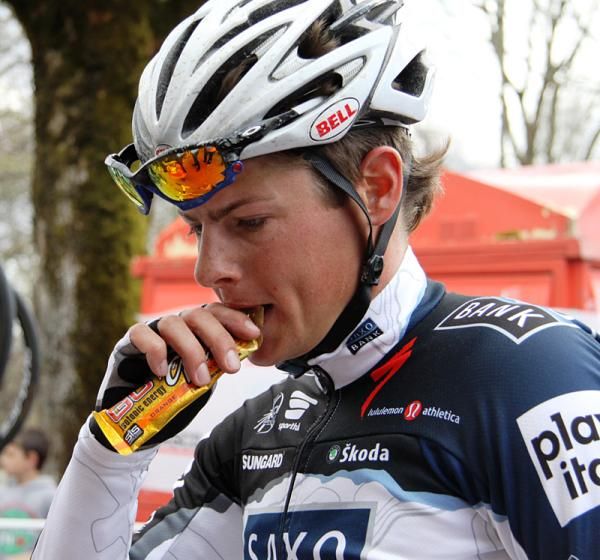 Jakob Fuglsang (Saxo Bank) after the stage
