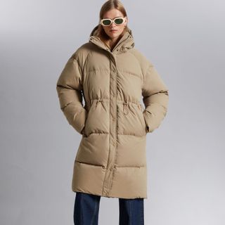 & Other Stories Mid-Length Puffer Coat