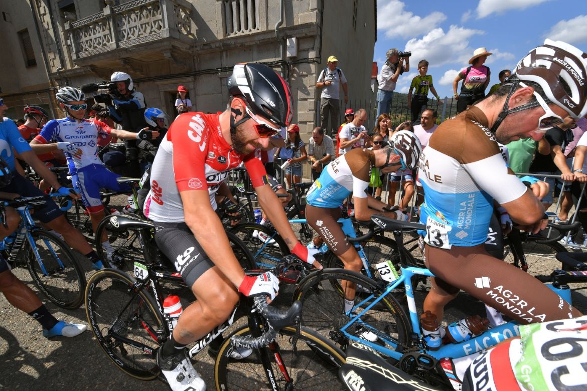 Thomas De Gendt waits to have another day in the break