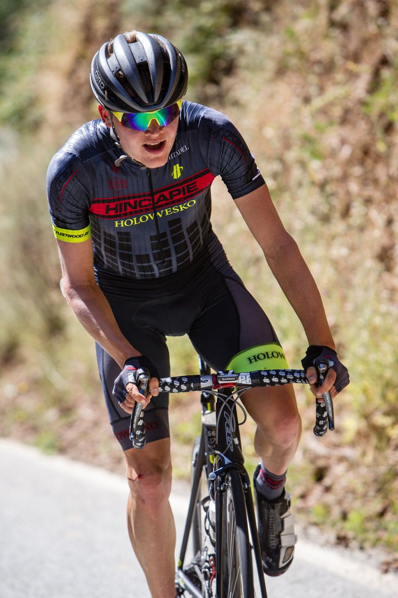 Toms Skujins (Hincapie Racing Team) on the way to the stage win