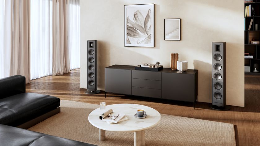 Piega Premium 801 floorstanding speakers in a lifestyle setting