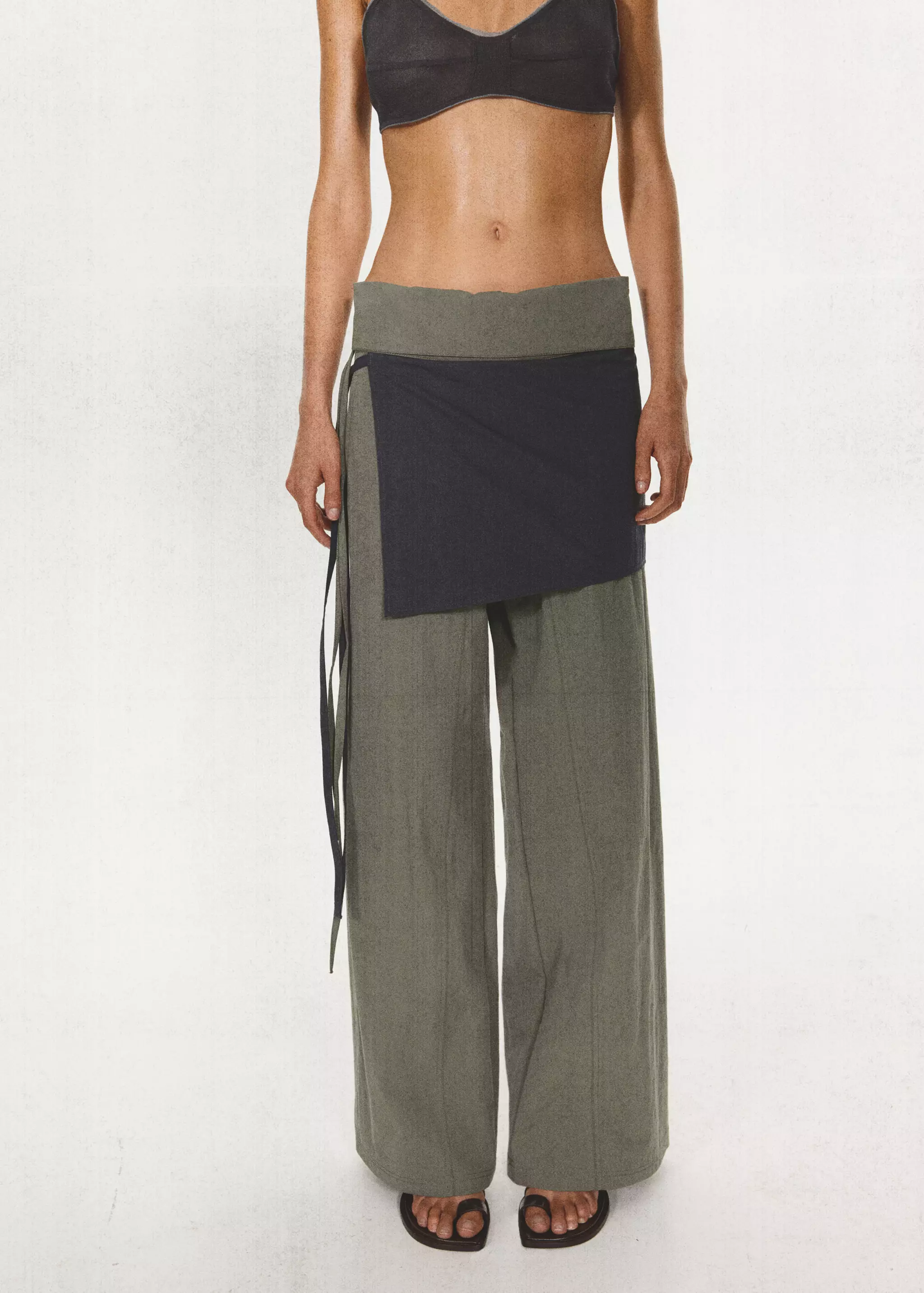 Tide Overlay Pants - Women | Mango USA