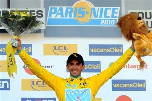 Alberto Contador (Astana) maintained the lead in Paris-Nice.