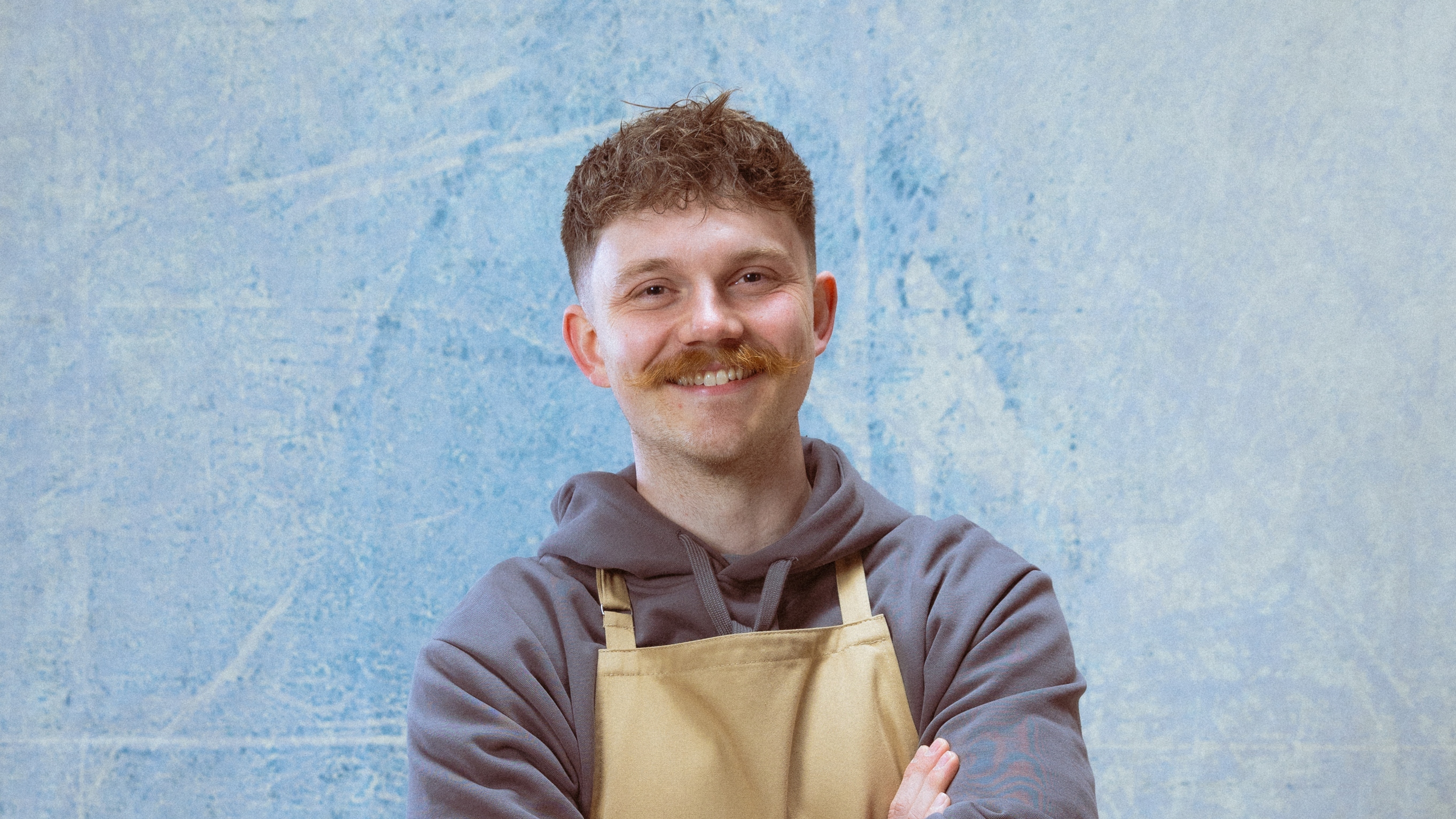 Toby in The Great British Bake Off