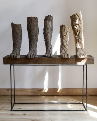 Outdoor exhibition by Magdalena Abakanowicz in Wroclaw