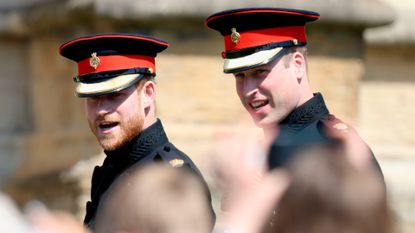 Prince William and Prince Harry in happier times 