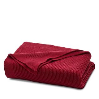 Boll & Branch Ribbed Knit Throw Blanket