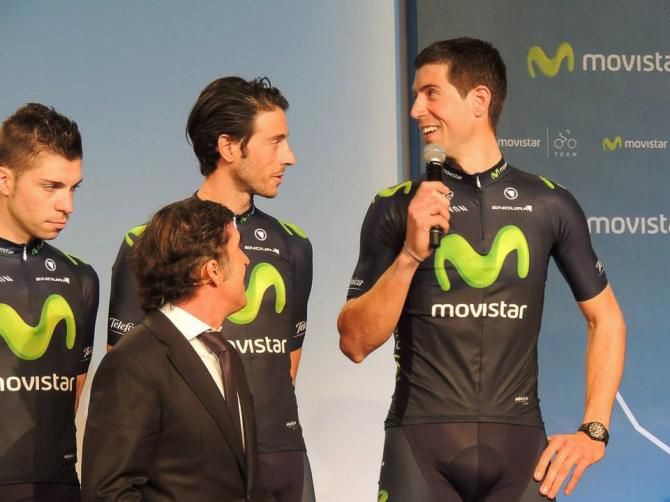 Movistar team presentation in Madrid.