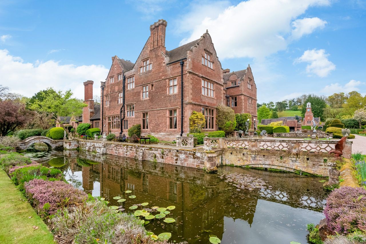 Ludstone Hall, a 1604 country house, is up for sale.