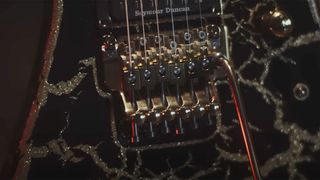 Jackson Custom Brandon Ellis 27-Fret Gold Crackle Kelly