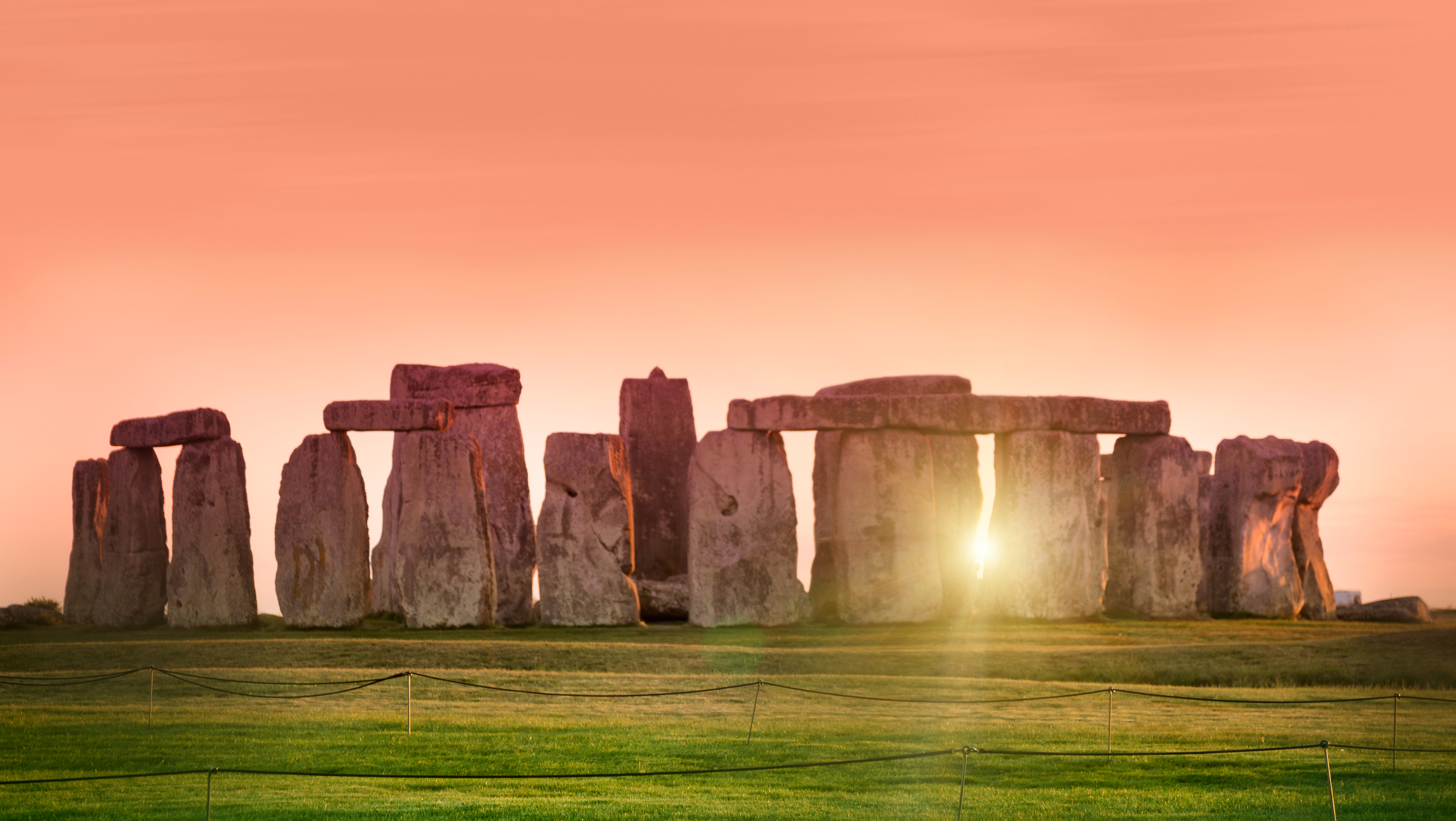 The prehistoric monument of Stonehenge in England