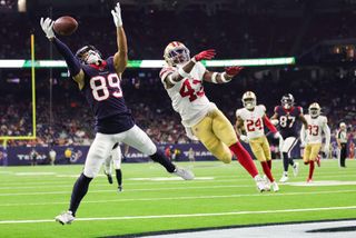 San Francisco 49ers vs. Houston Texans in NFL preseason football on Aug. 25, 2022.