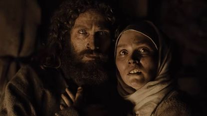 Aaron Taylor-Johnson and Lily-Rose Depp in Werwulf