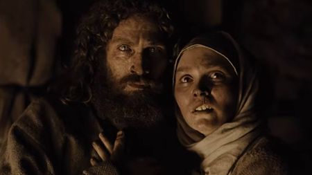 Aaron Taylor-Johnson and Lily-Rose Depp in Werwulf