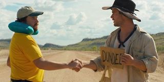 Danny McBride and Chris Hemsworth in Crocodile Dundee teaser