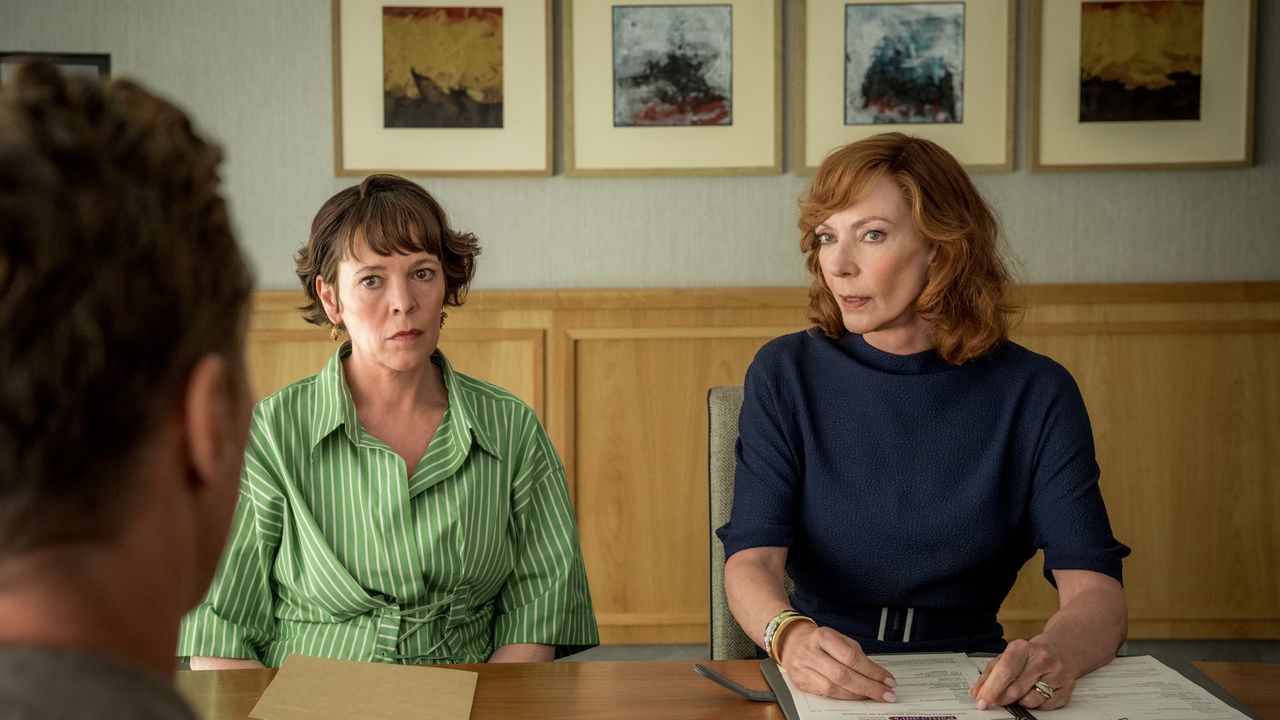 Olivia Colman and Allison Janney in The Roses