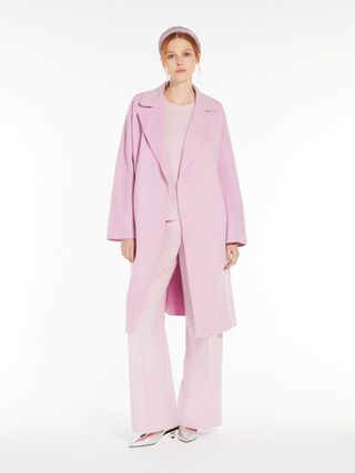 Double-Breasted Wool Blend Robe Coat by Weekend by Max Mara