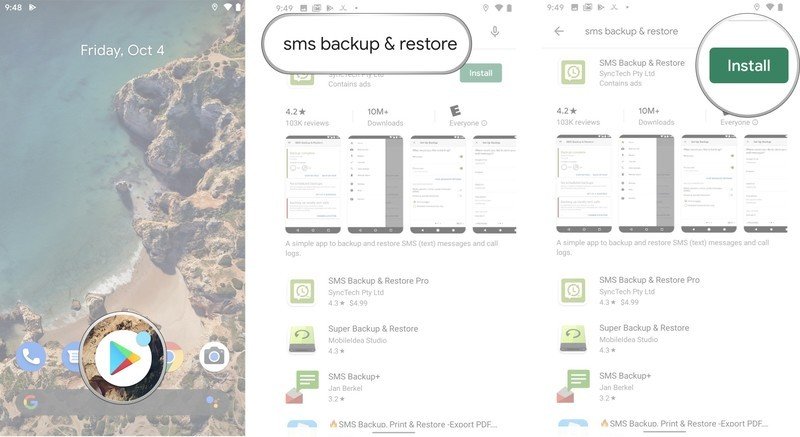 How to automatically backup your SMS messages with a third-party app