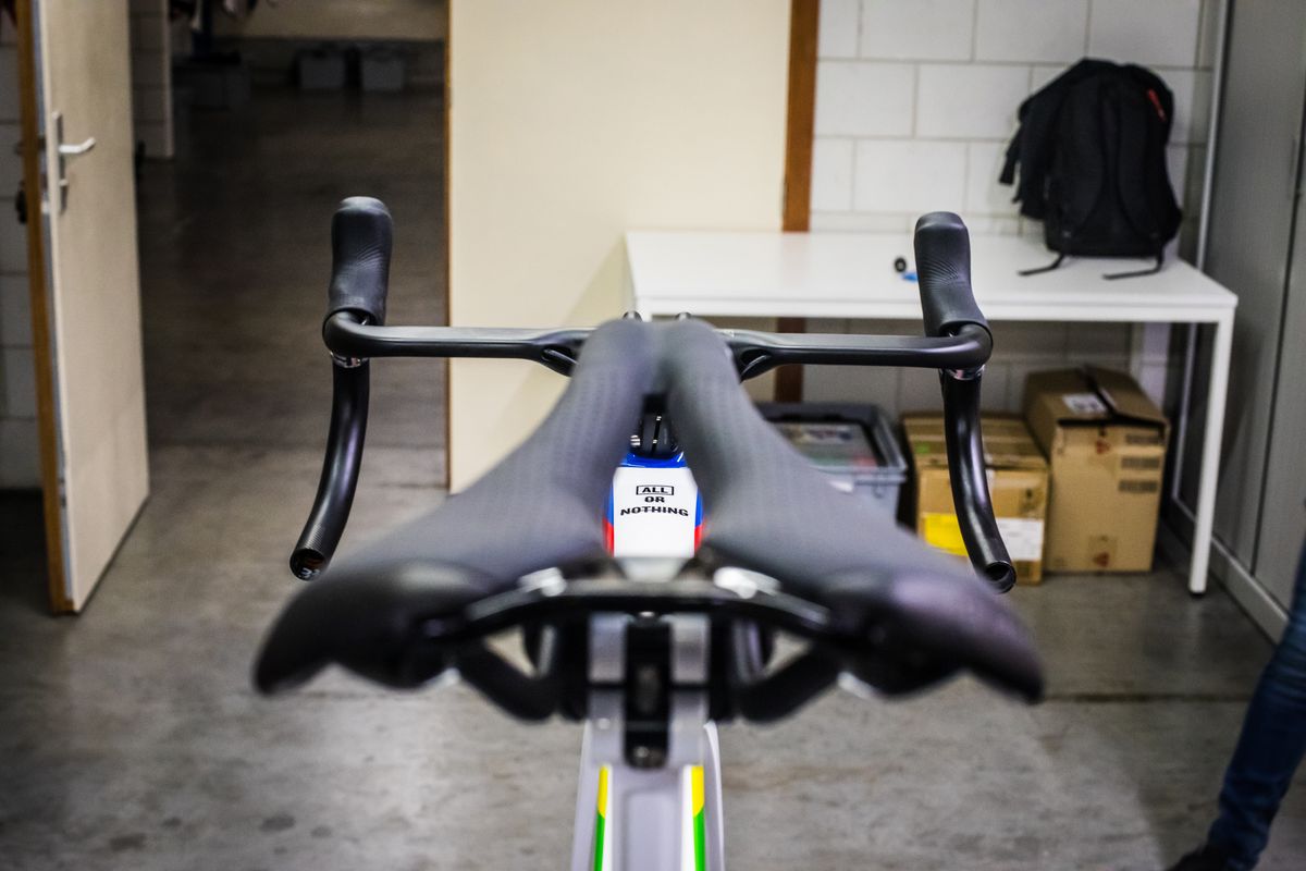 Mads Pedersen's World Champion Trek Madone