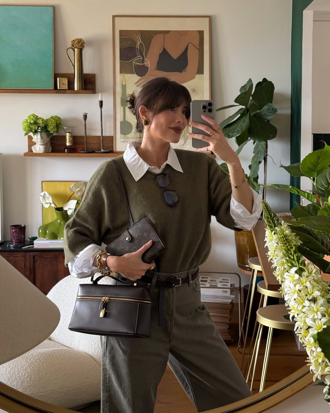 Stylish women wearing new colour trends