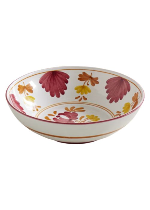 Blossom Painted Ceramic Salad Bowl
