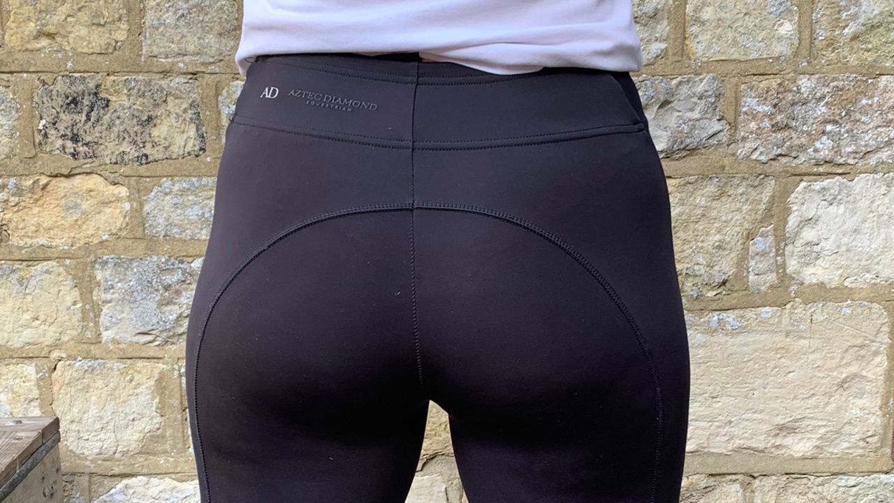 Aztec Diamond Icon Riding Leggings seat