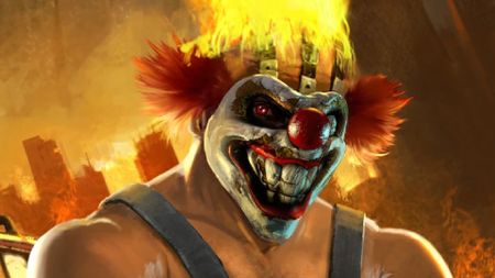 Sweet Tooth as he appears in Twisted Metal for PS3