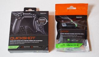 Bionik QuickShot Controller Grips Xbox One and Lynx Charging Cable