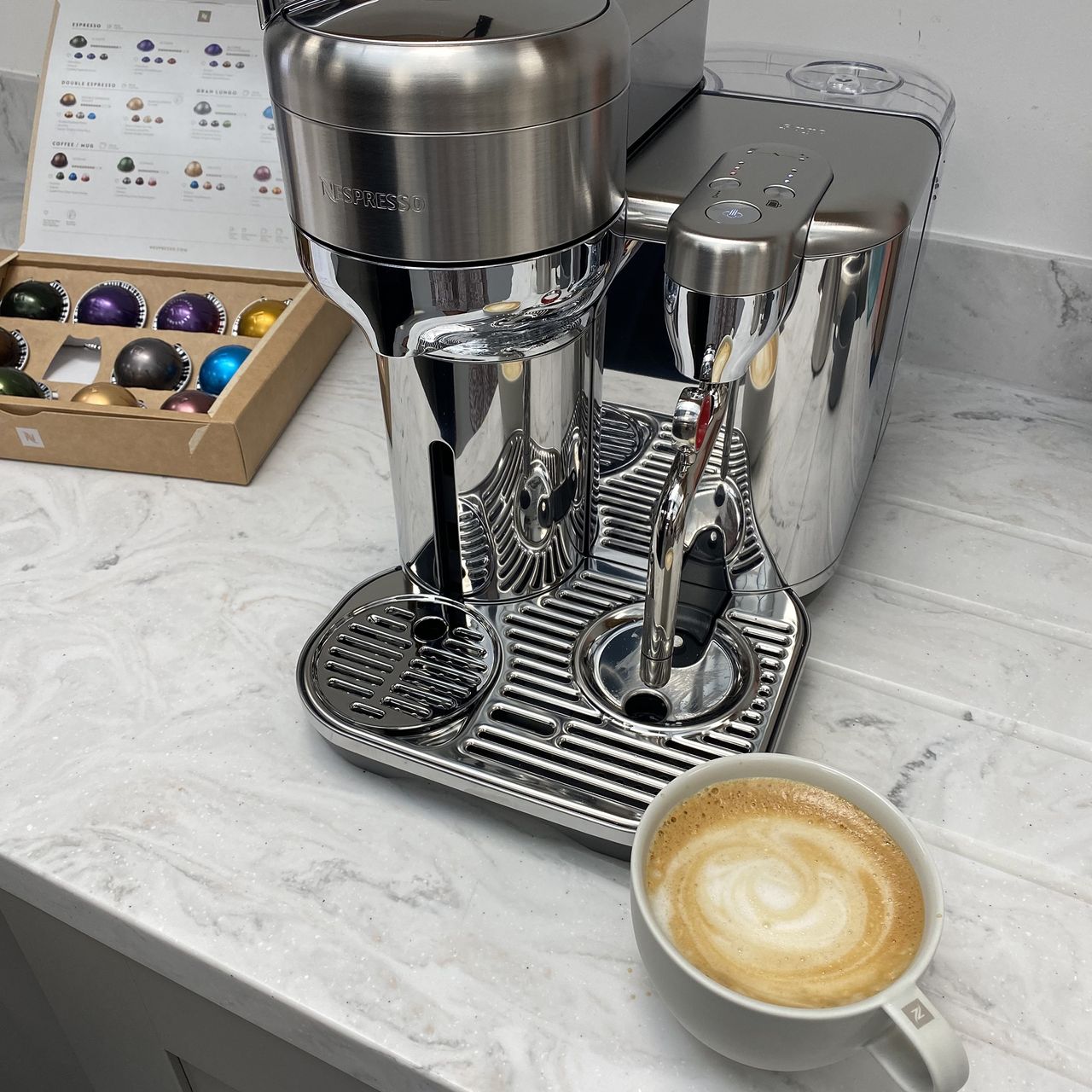 Testing the Sage Creatista Nespresso machine