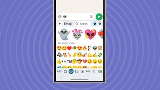 A screenshot of the Android Emoji Kitchen feature.