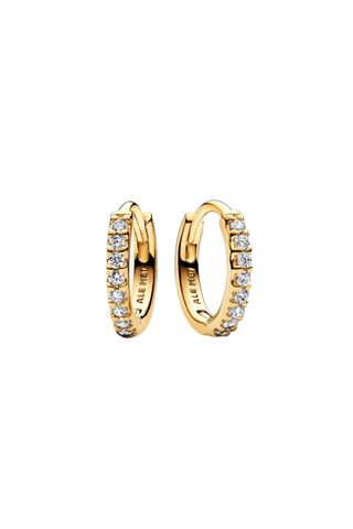 Pandora Sparkling Huggie Hoop Earrings