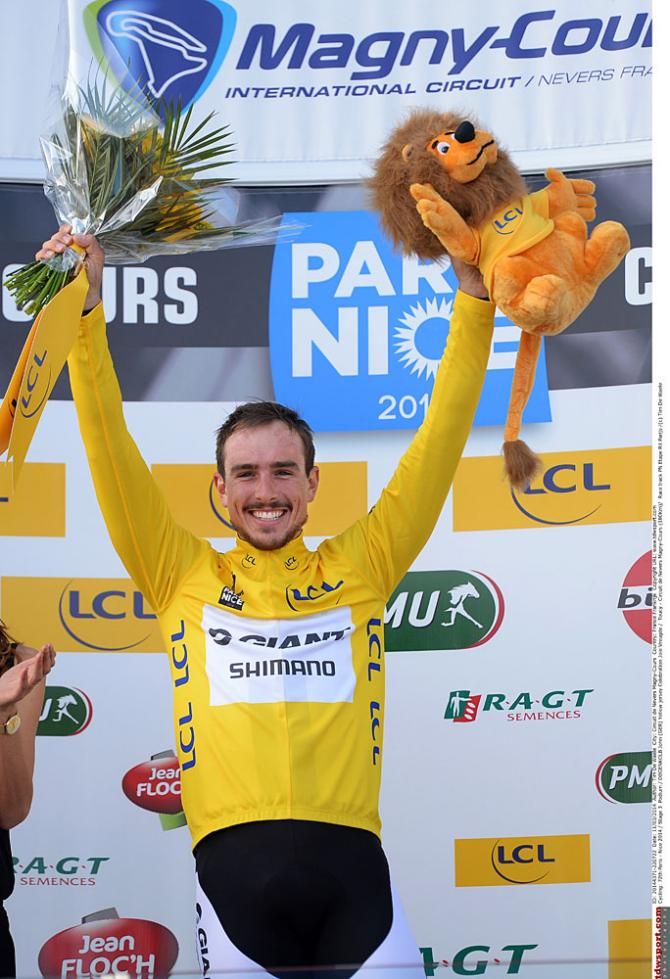 New race leader John Degenkolb