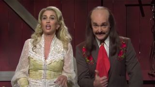 Will Forte and Kristen Wiig playing weird singers.