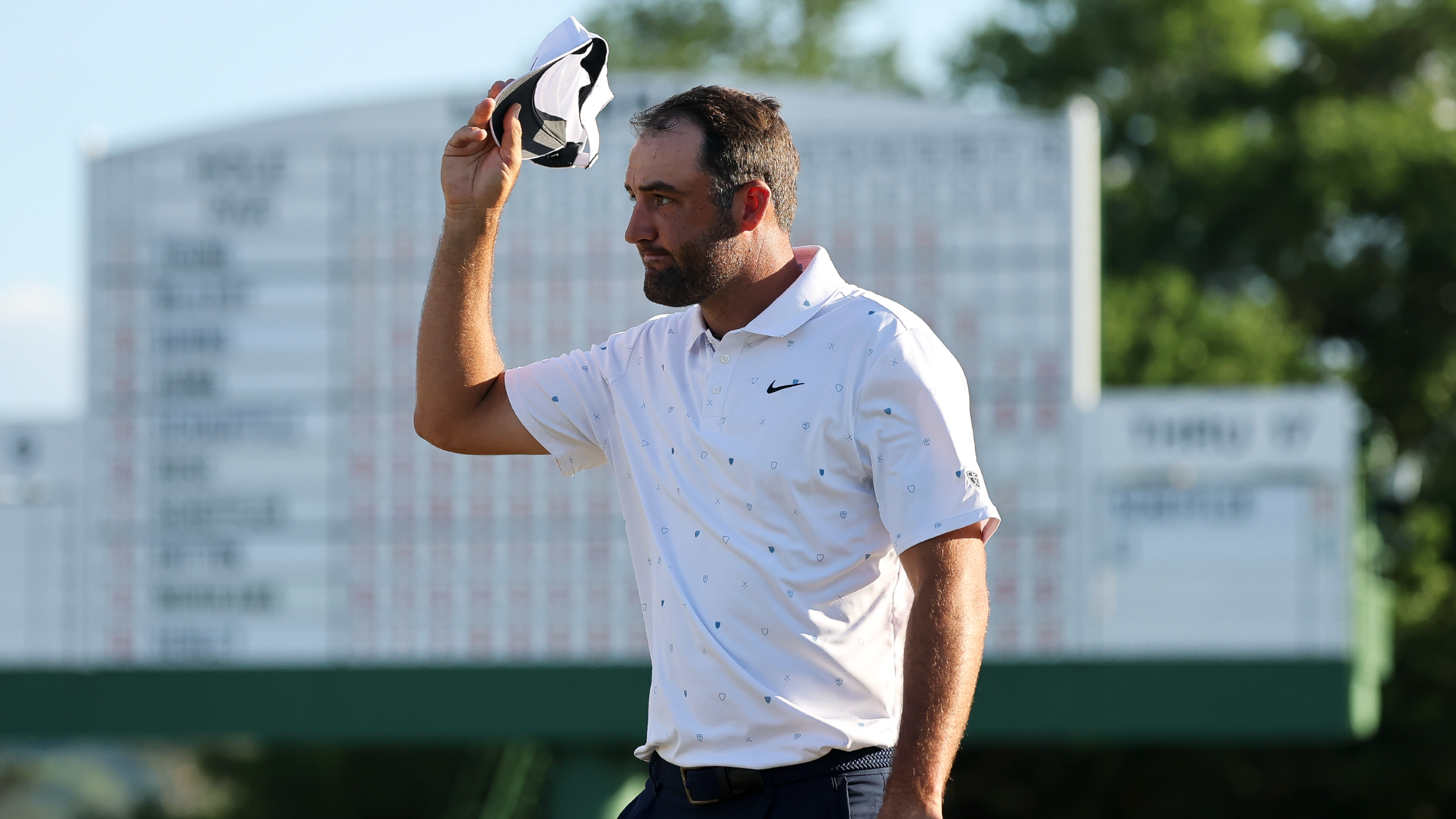 Scottie Scheffler at The Masters