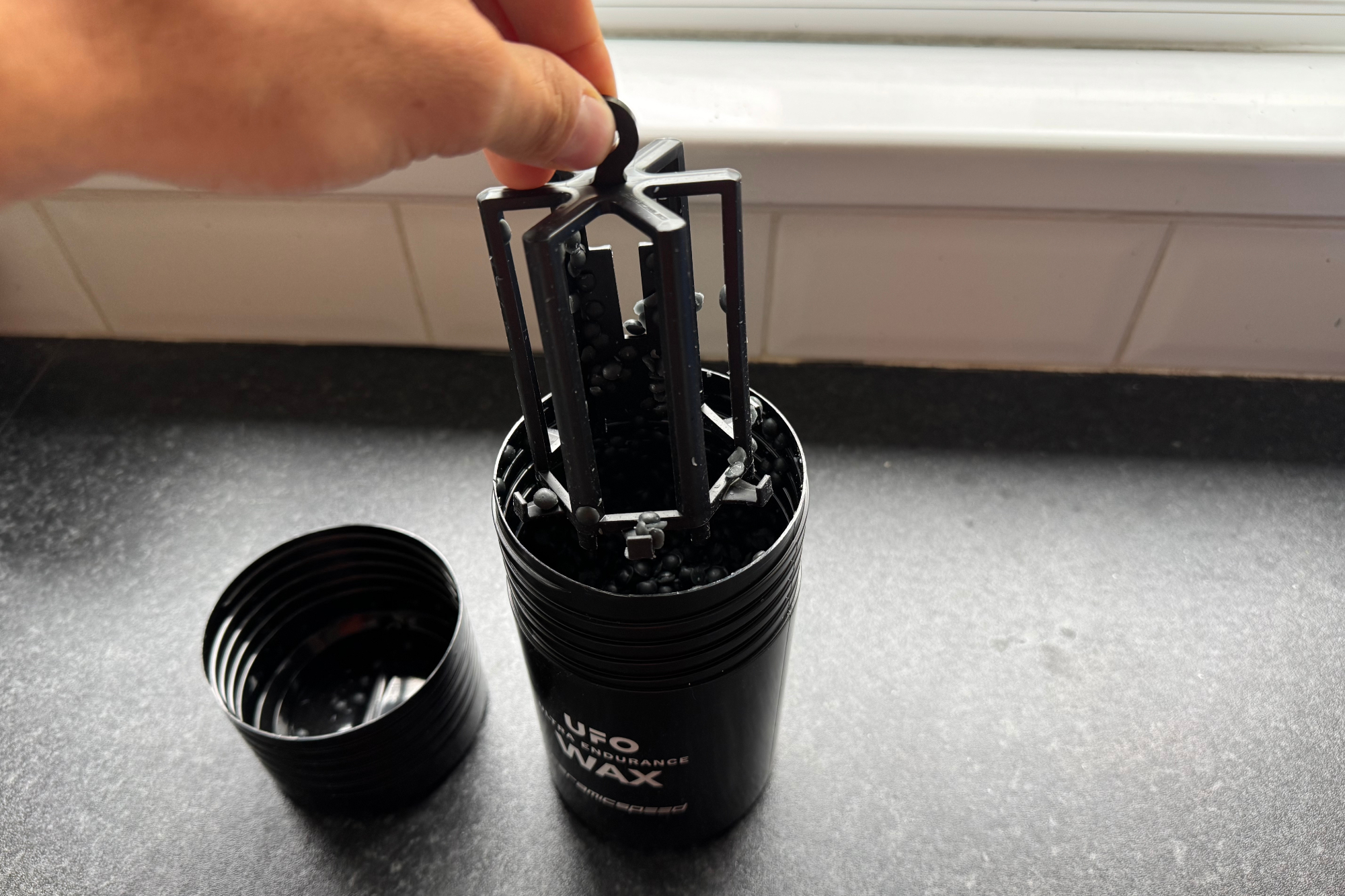 CeramicSpeed UFO wax system in action