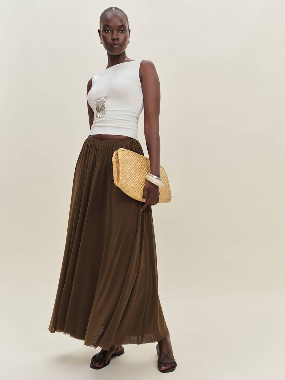 Brooks Sheer Knit Skirt